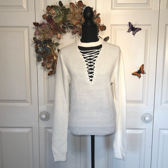 Poof! Sweaters - 💼 Crisscross Sweater